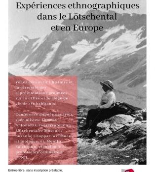 Prof. Monika Salzbrunn at the Conference “Expériences biographiques dans le Lötschental et en Europe”