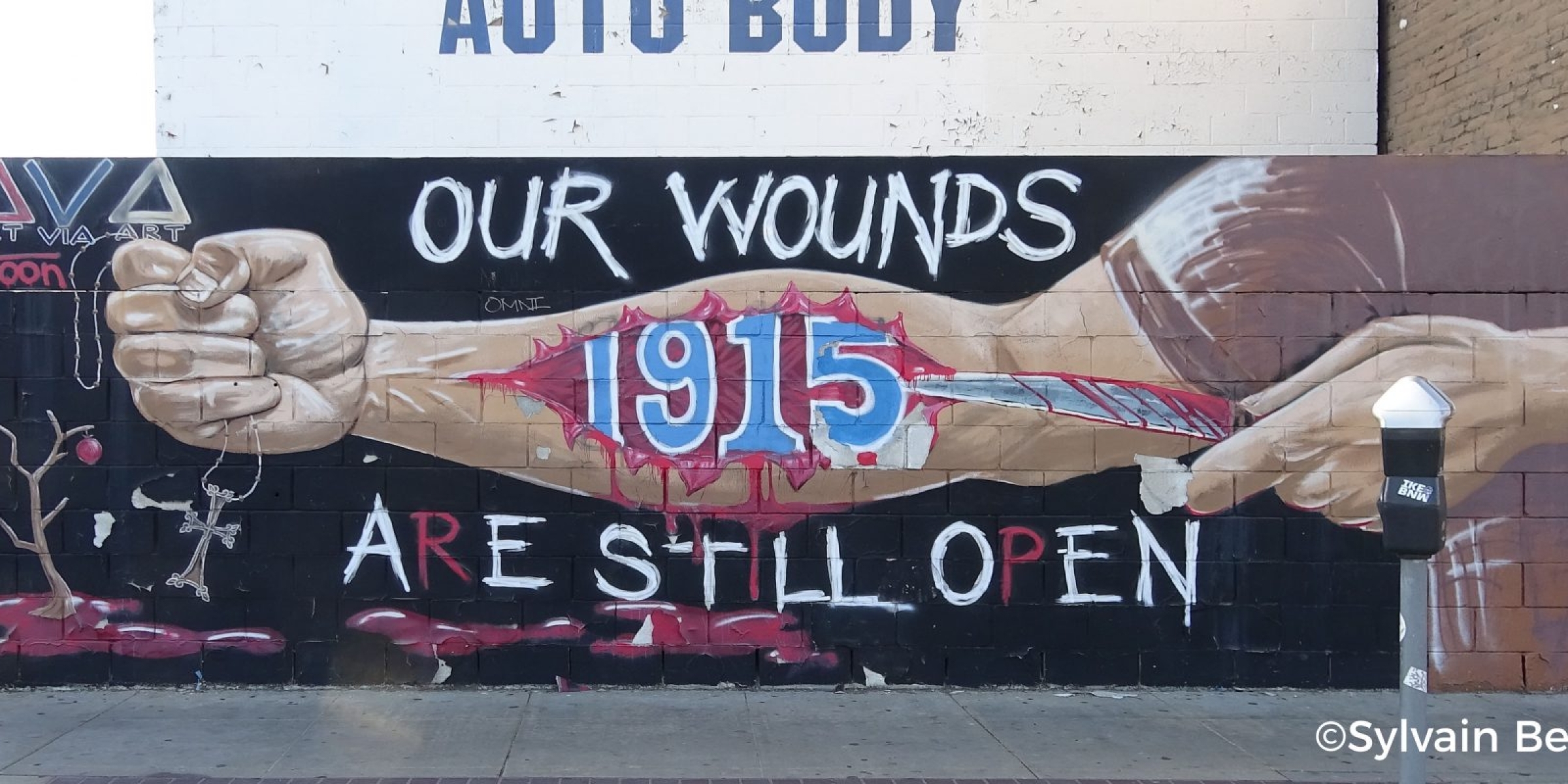 Our wounds are still open, by Artoon